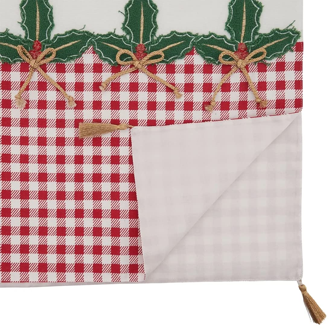 Buffalo Plaid Holly Table Runner 16" W x 72" L