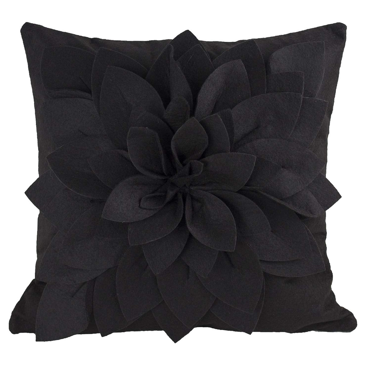 Sara's Garden Petal Decorative Throw Pillow (17" Square)