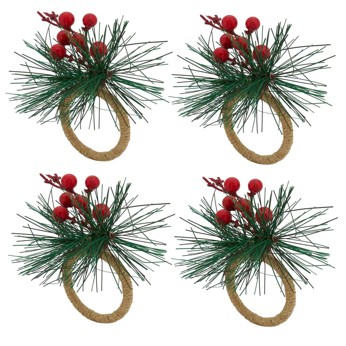 Handmade Christmas Decorative Napkin Rings