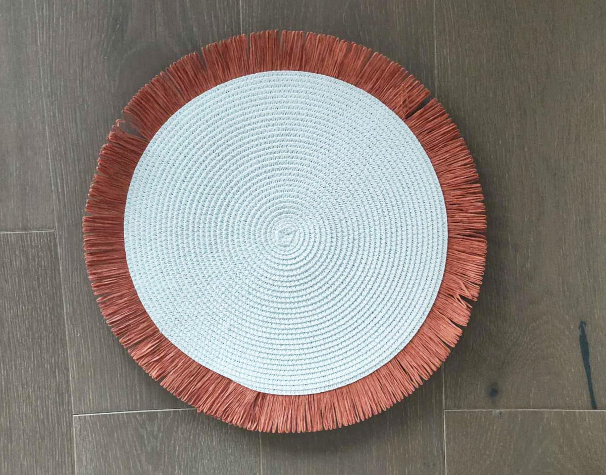 Handwoven Fringe Boho Placemats