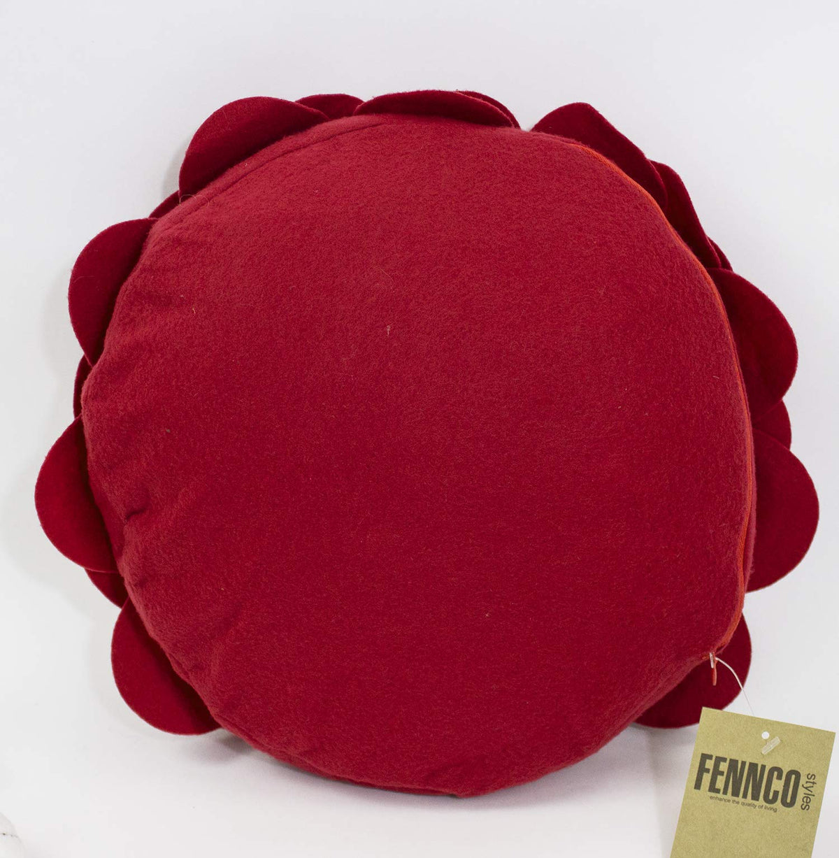 Eva's Flower Garden Decorative Throw Pillow (13" Round)
