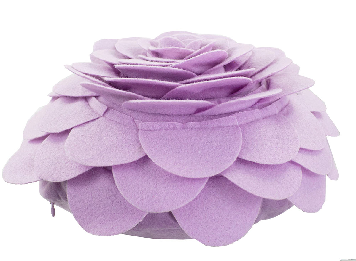 Eva's Flower Garden Decorative Throw Pillow (13" Round)