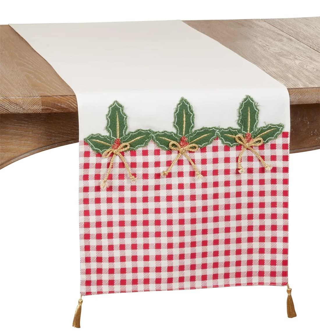 Buffalo Plaid Holly Table Runner 16" W x 72" L