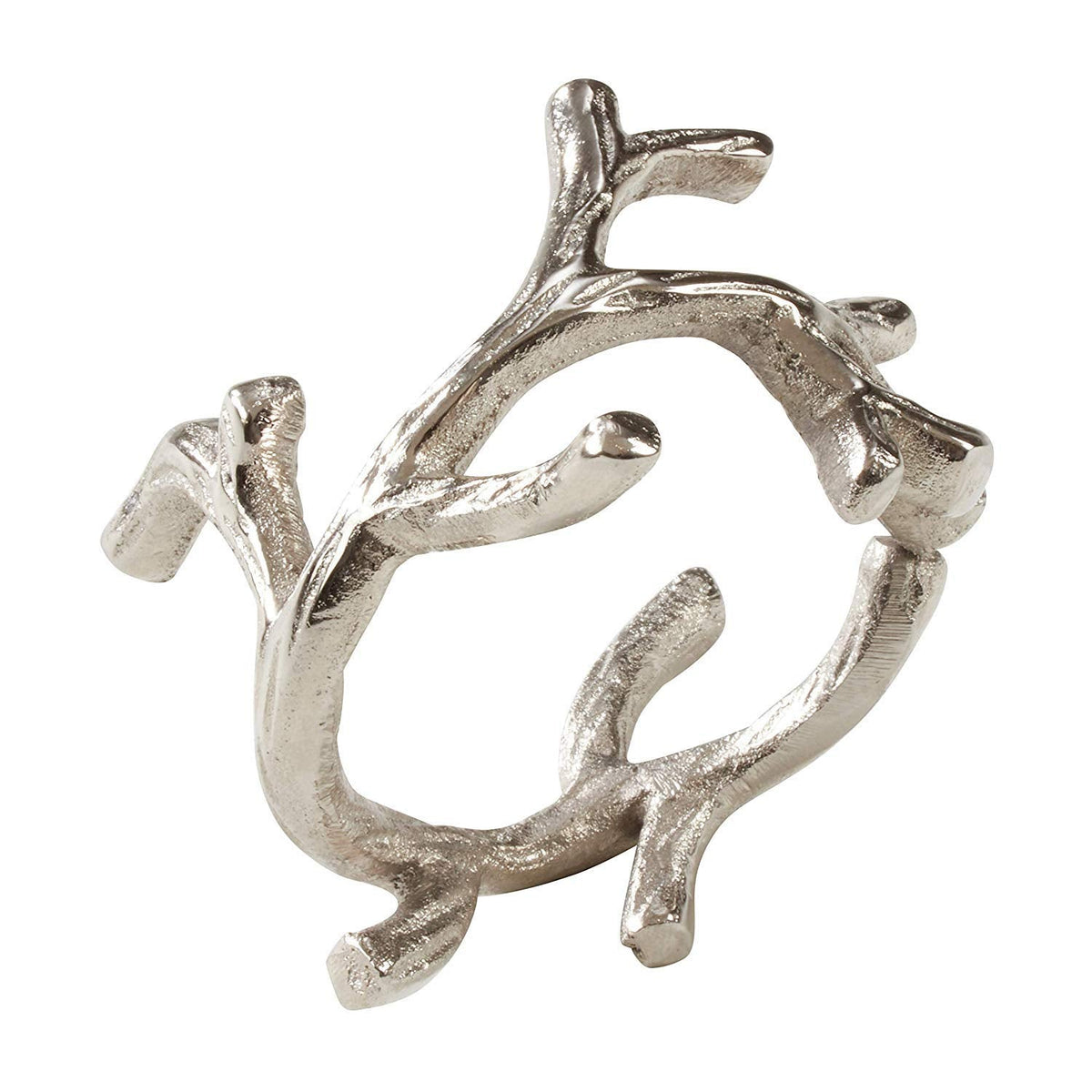 Silver Brass Casual Napkin Rings