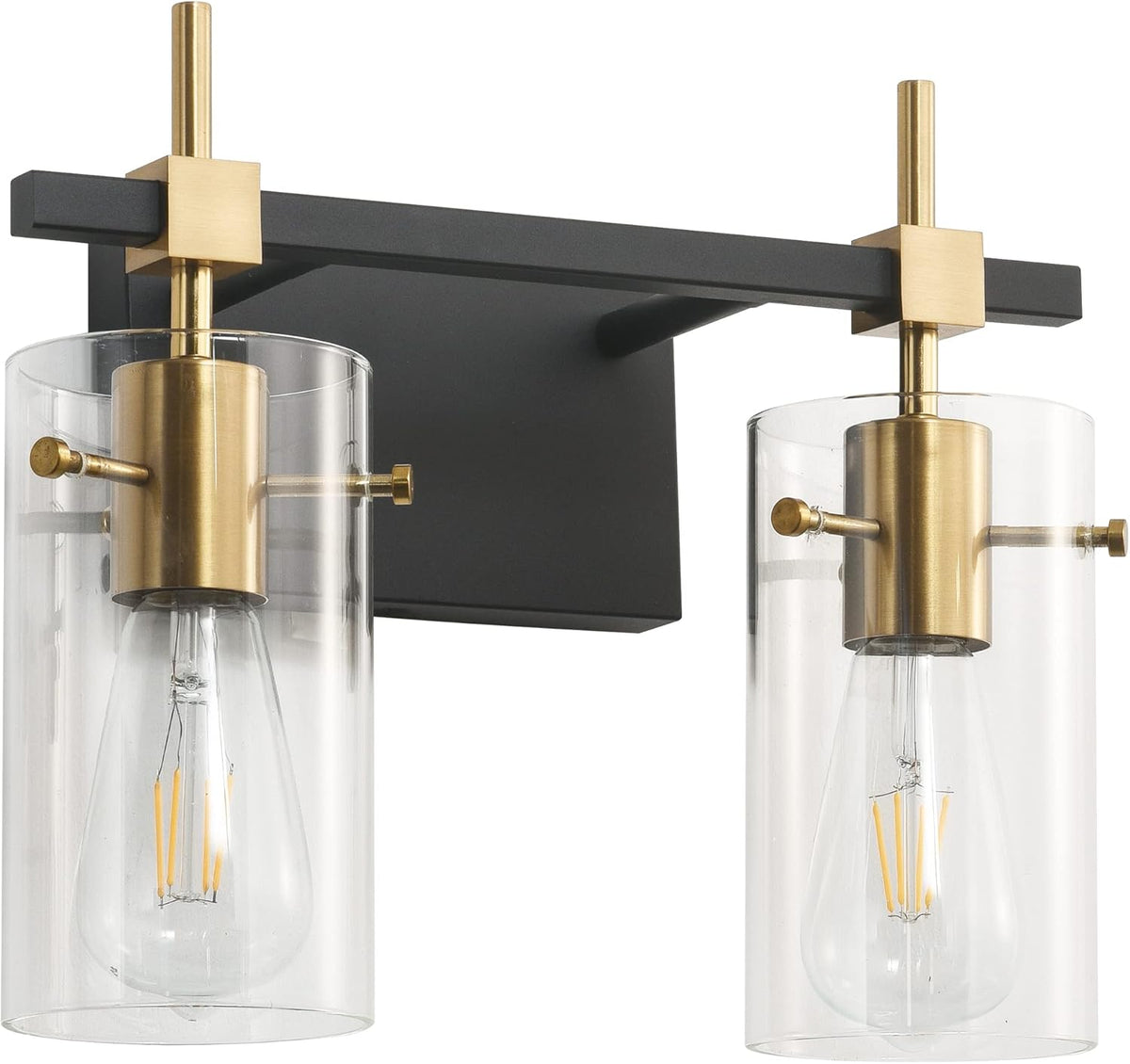 Vintage Vanity Lights with Glass Shade