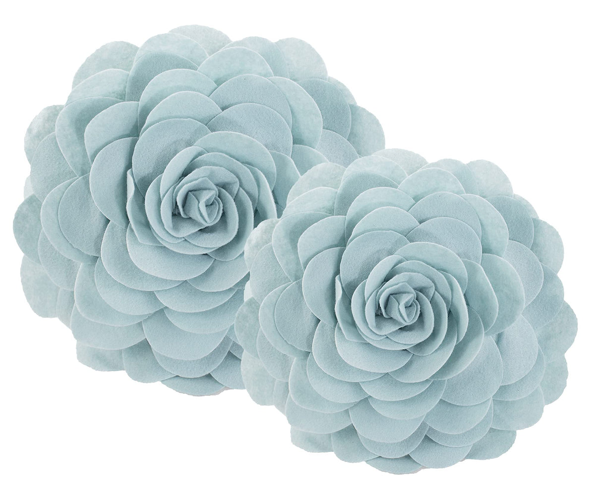 Eva's Flower Garden Decorative Throw Pillow (16" Round - Cover Only)