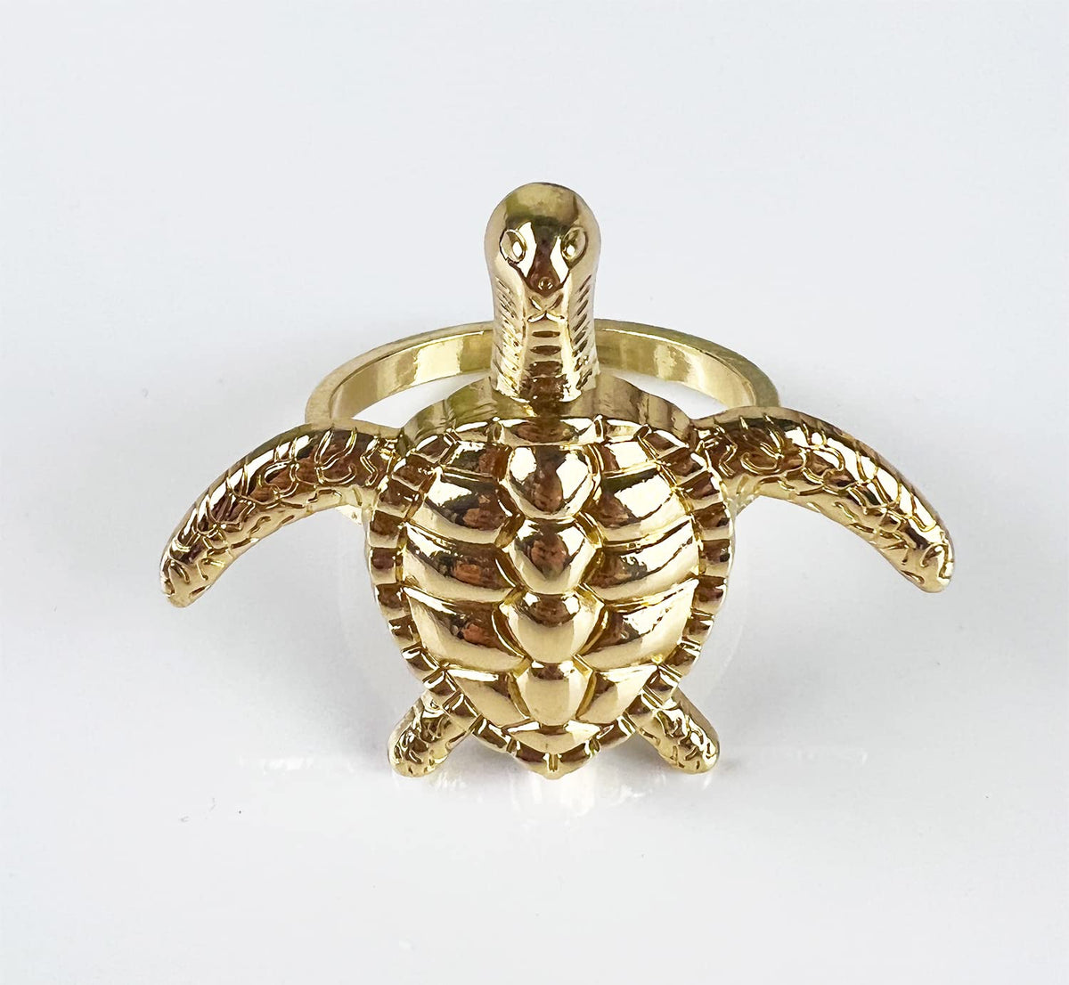 Nature's Touch Sea Turtle Metal Napkin Rings