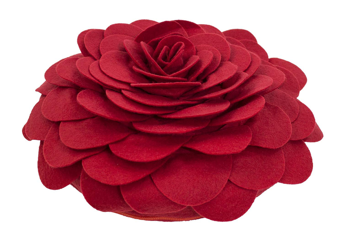 Eva's Flower Garden Decorative Throw Pillow (13" Round)