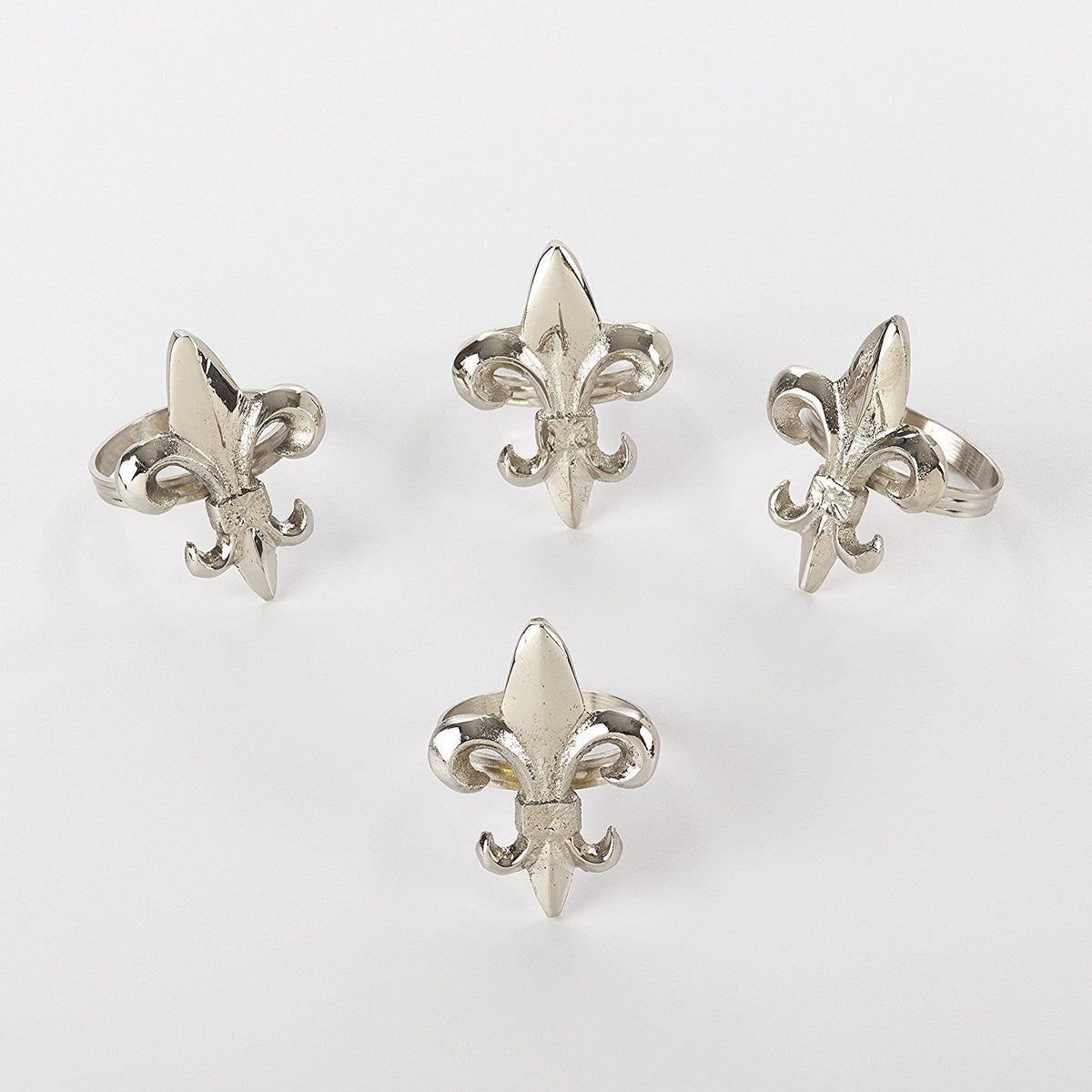 Collection Fleur De Lis Design Napkin Rings