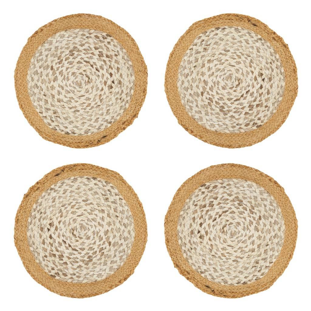 Hand Braided Rustic Jute Placemats