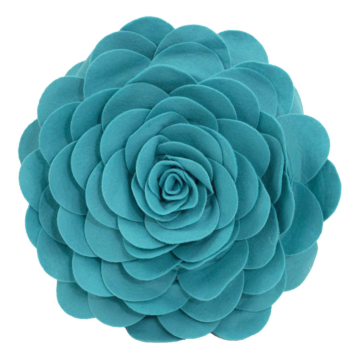 Eva's Flower Garden Decorative Throw Pillow 13" Round - Floral Accent Pillow Case for Home, Couch, Bed, Living Room, Holiday and Office Décor