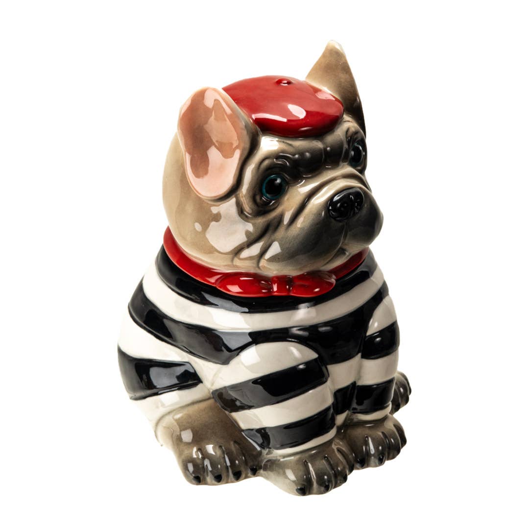 Biscuit the Bad Boy Frenchie Cookie Jar