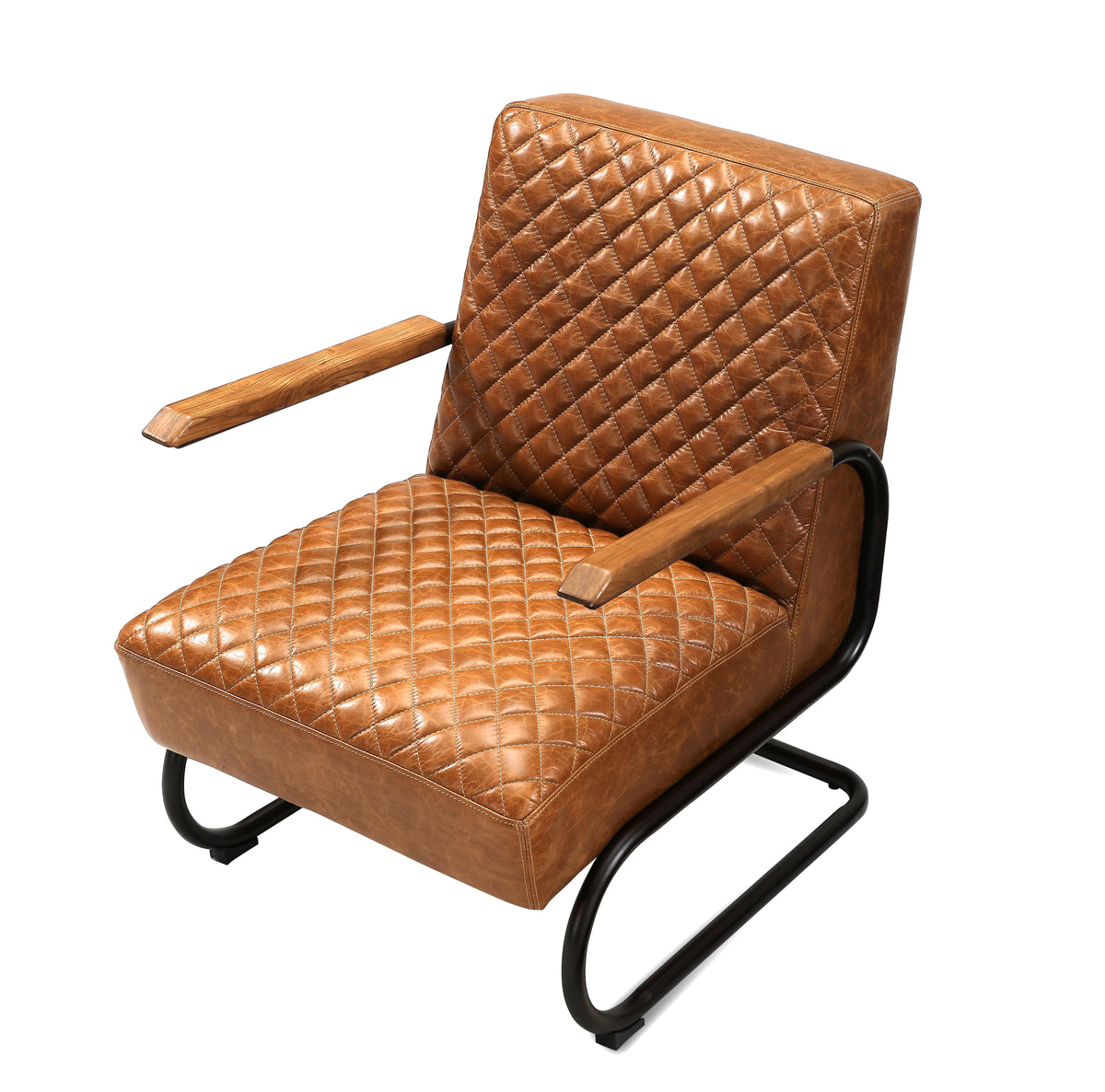 Sergio Top Grain Leather Armchair