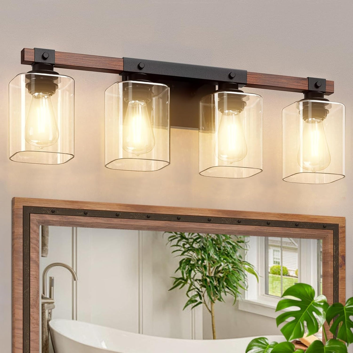 3-4 Light Bathroom Vanity Light Fixture