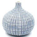 Coastal Reef Textured Porcelain Bud Vase
