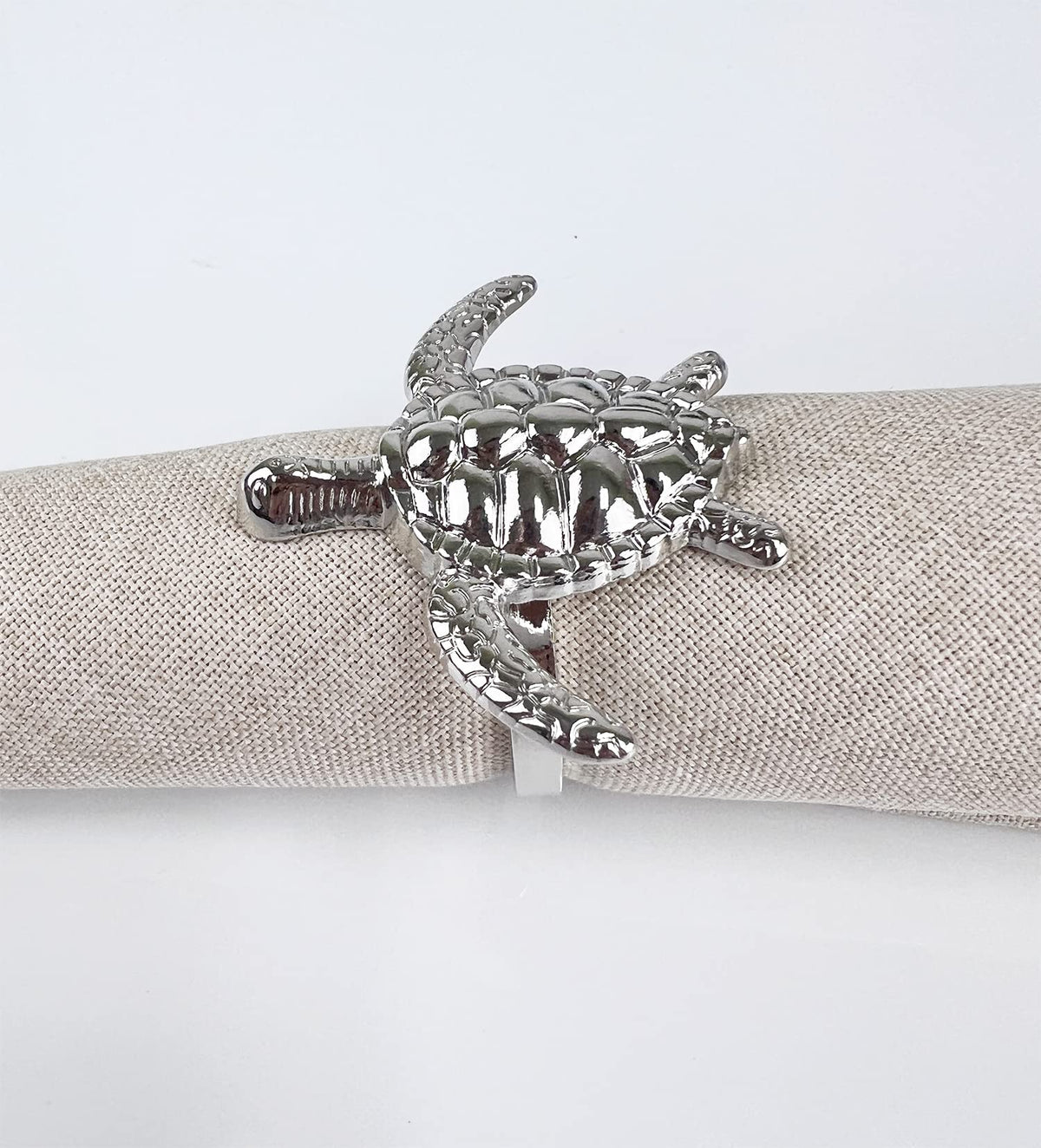 Nature's Touch Sea Turtle Metal Napkin Rings