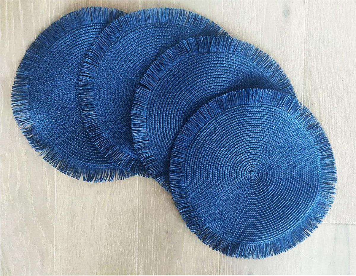Handwoven Fringe Boho Placemats
