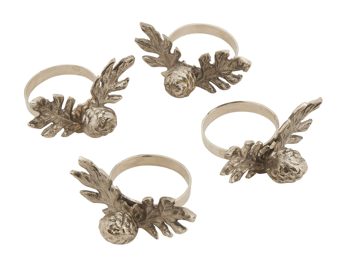 Classic Brass Design Napkin Rings Holders