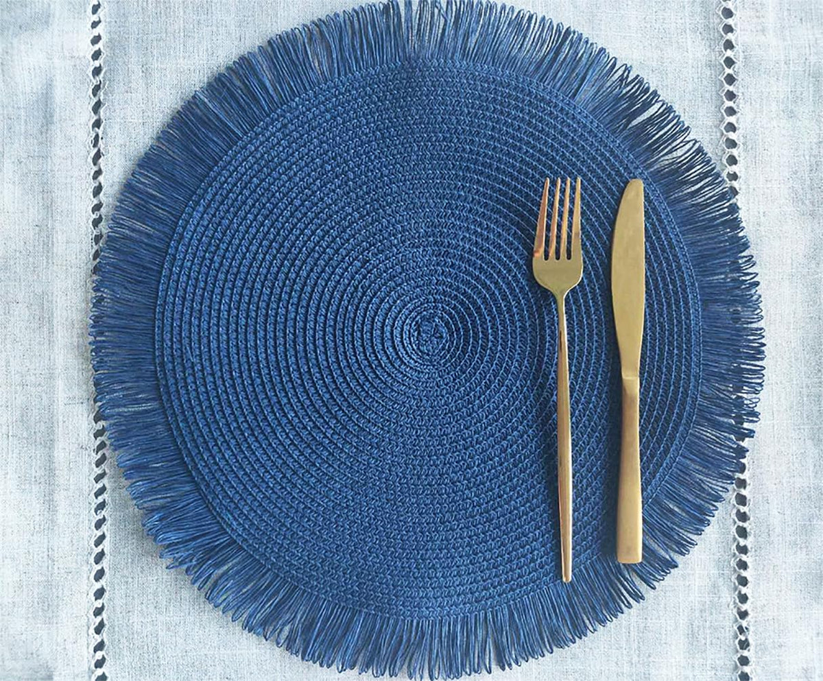 Handwoven Fringe Boho Placemats