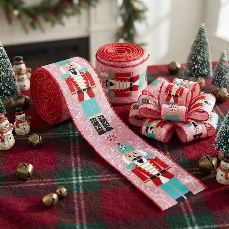 Nutcracker Soldier Jute Twine Burlap Ribbon
