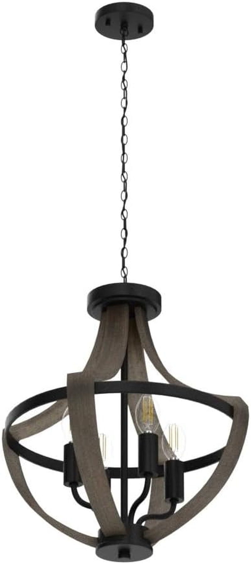 Modern Farmhouse 4-Light Hanging Pendant Light