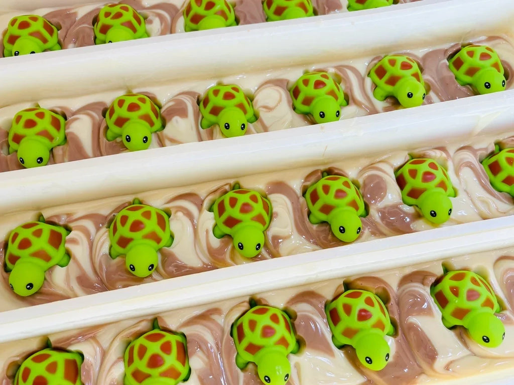 Turtle Splash Handmade Soap Bar for Kids – Vegan Cold Process Soap