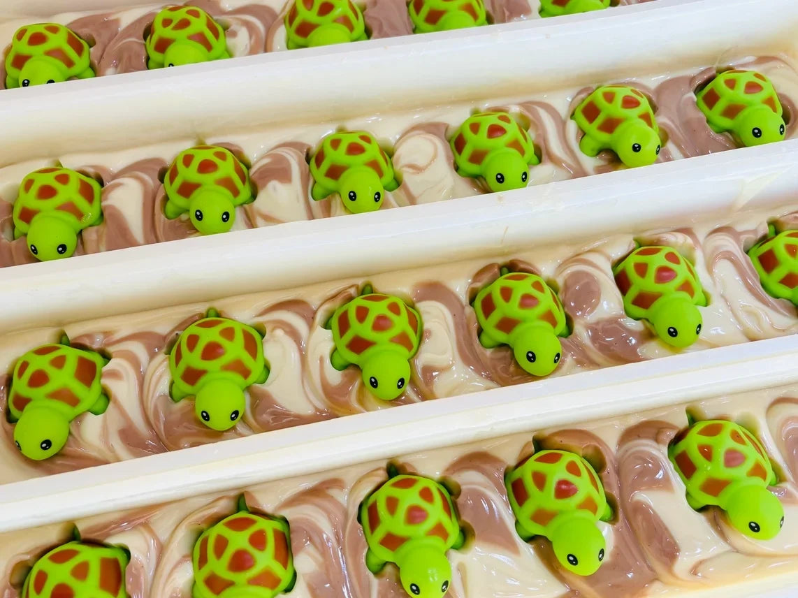 Turtle Splash Handmade Soap Bar for Kids – Vegan Cold Process Soap