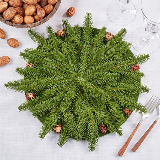 Evergreen Pinecone Decorative Placemat 15" Round