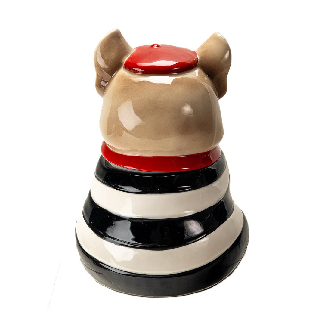 Biscuit the Bad Boy Frenchie Cookie Jar