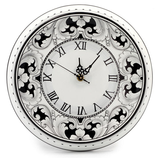 DERUTA VARIO NERO: Round Wall Clock