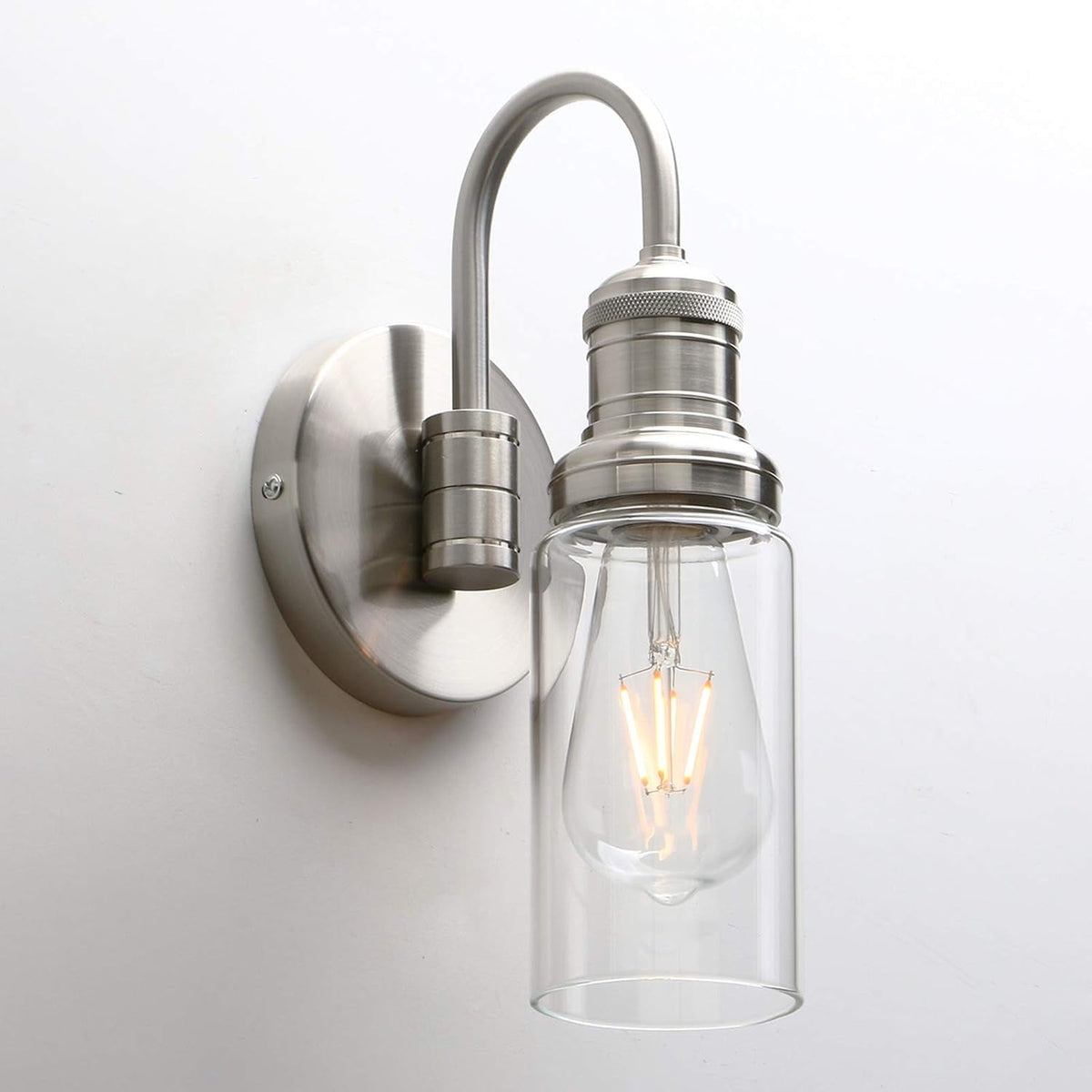 Vintage Gooseneck Wall Mount Single Sconce