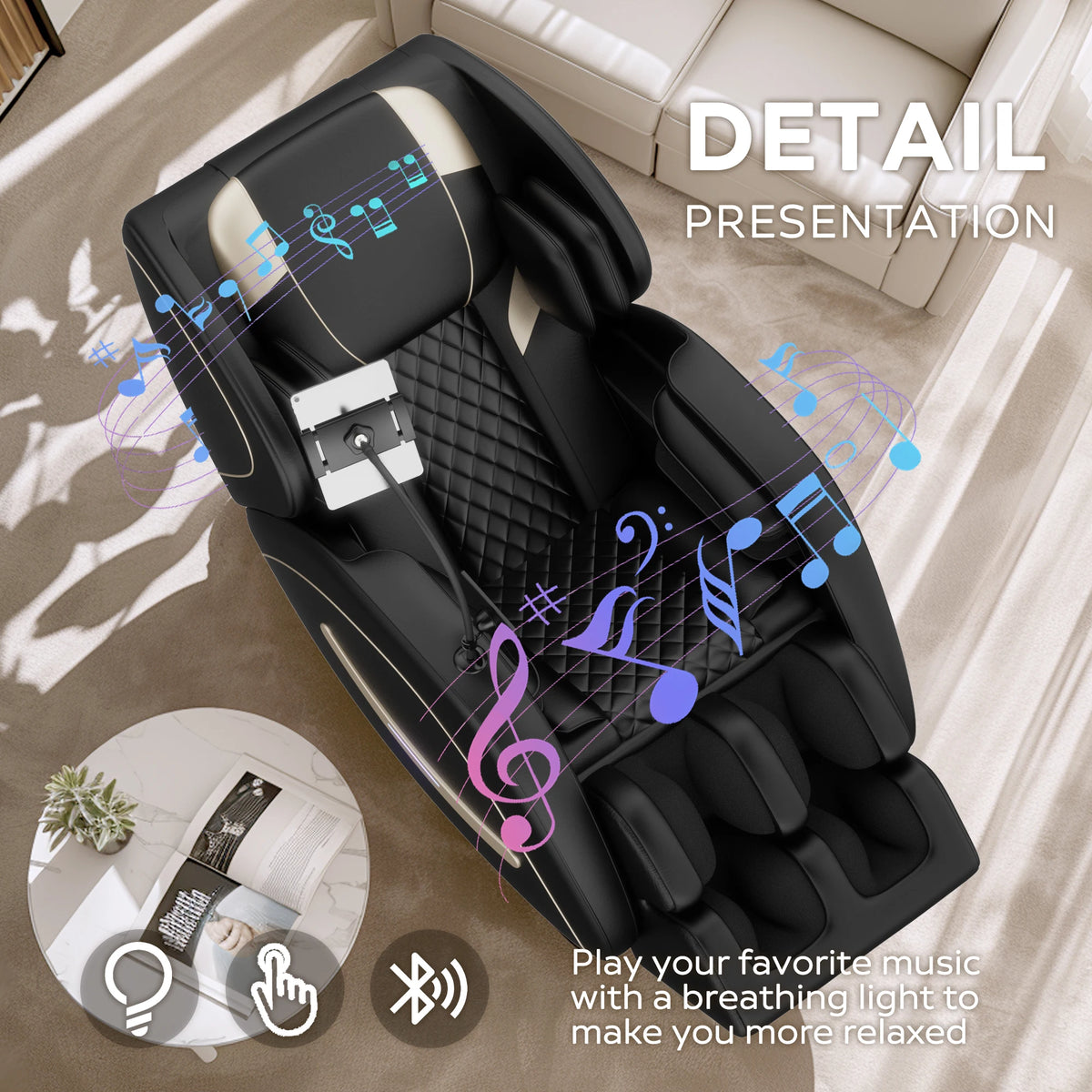 The Bellagio 4D Zero-Gravity Massage Chair