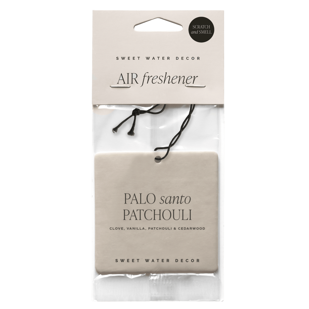 Palo Santo Patchouli Hanging Air Freshener