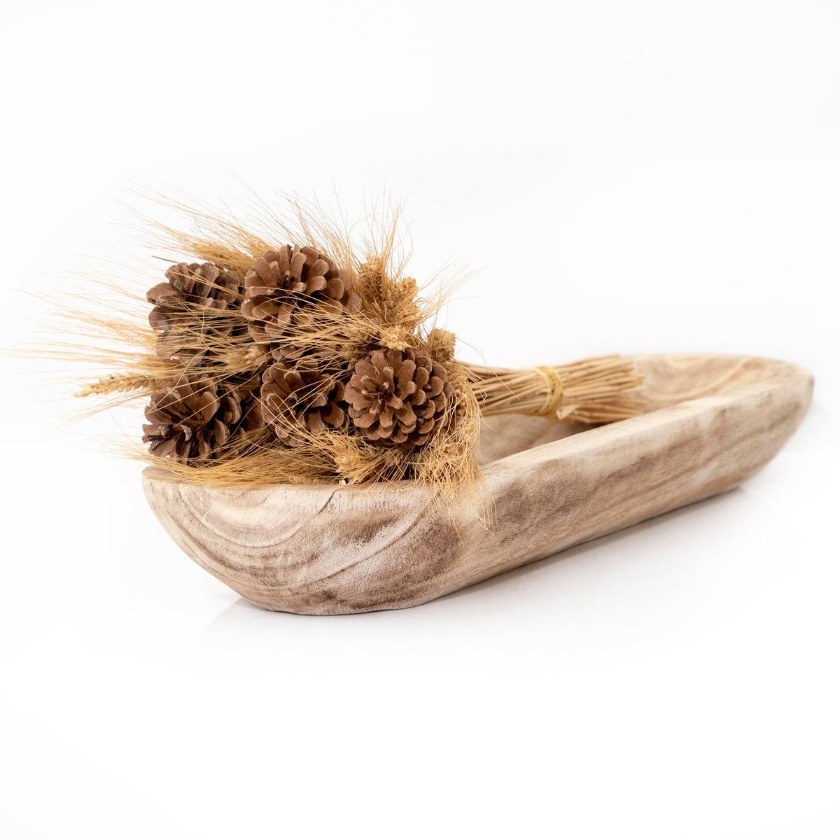 Wheat and Pinecone Rustic Bouquet
