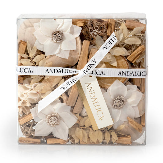Pot-pourri in scatola Palo Santo & Lino