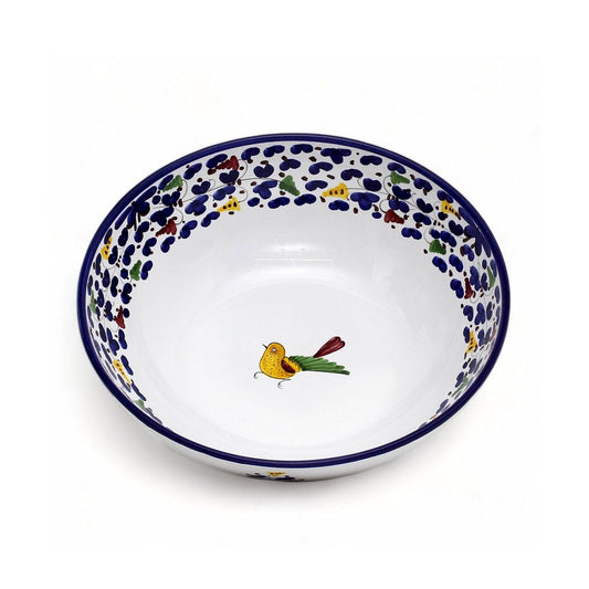 ARABESCO BLUE DERUTA: Piatto fondo da insalata/pasta