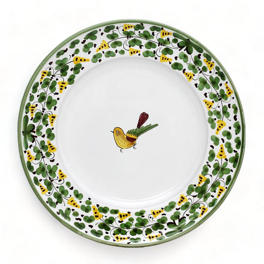 ARABESCO VERDE DERUTA: Piatto piano
