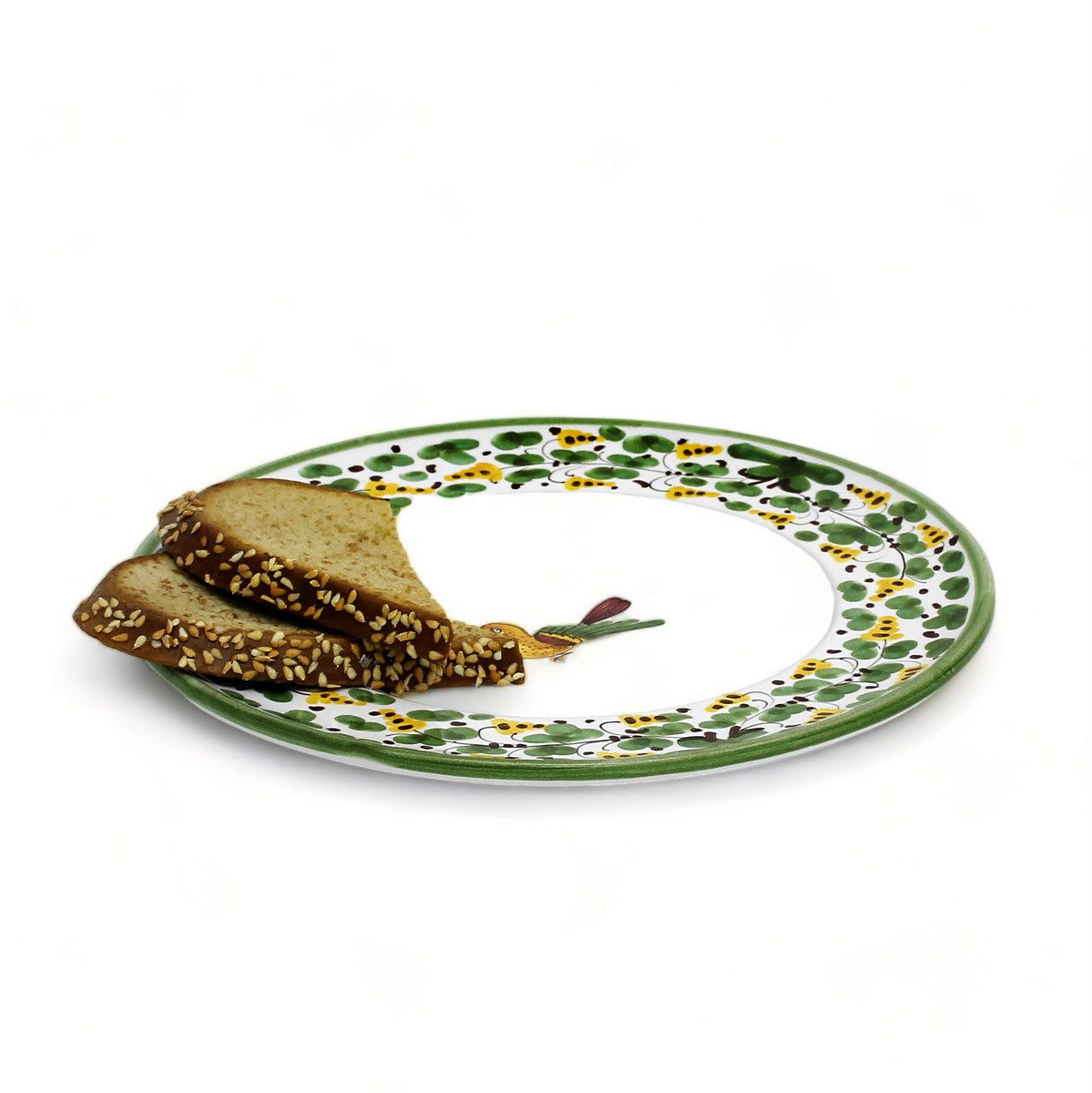 ARABESCO VERDE DERUTA: Piatto da insalata/dessert