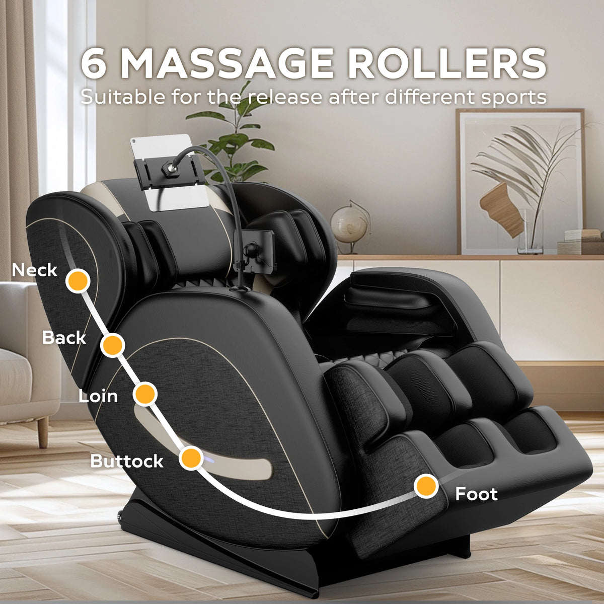 The Bellagio 4D Zero-Gravity Massage Chair