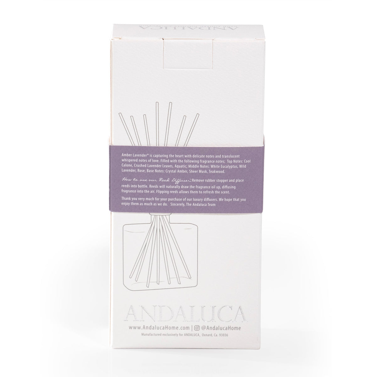 Amber Lavender Reed Diffuser