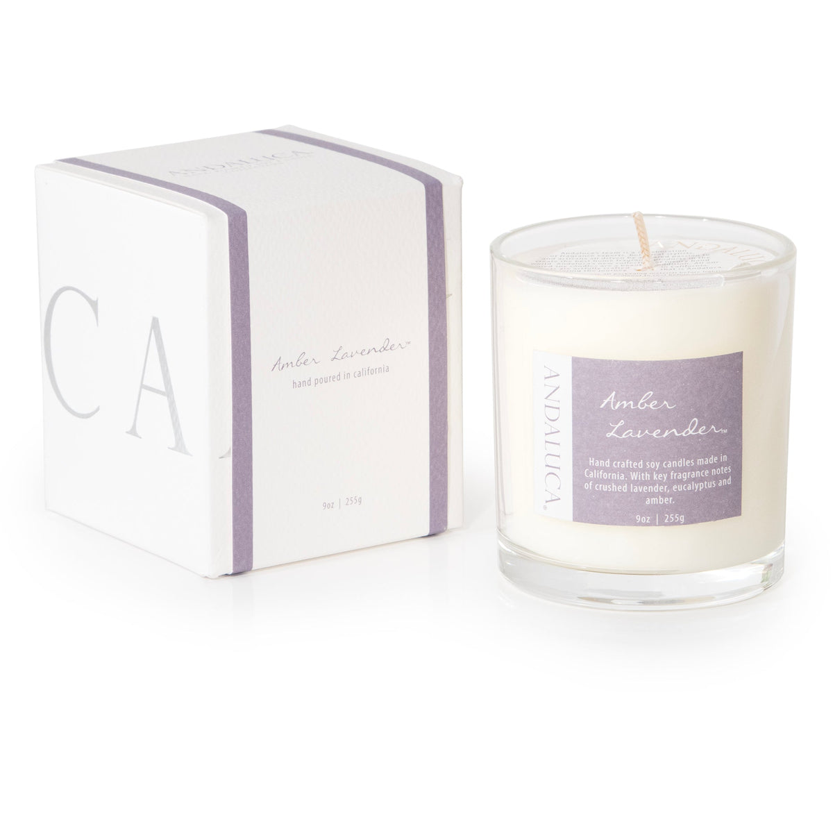 Amber Lavender 9oz Candle