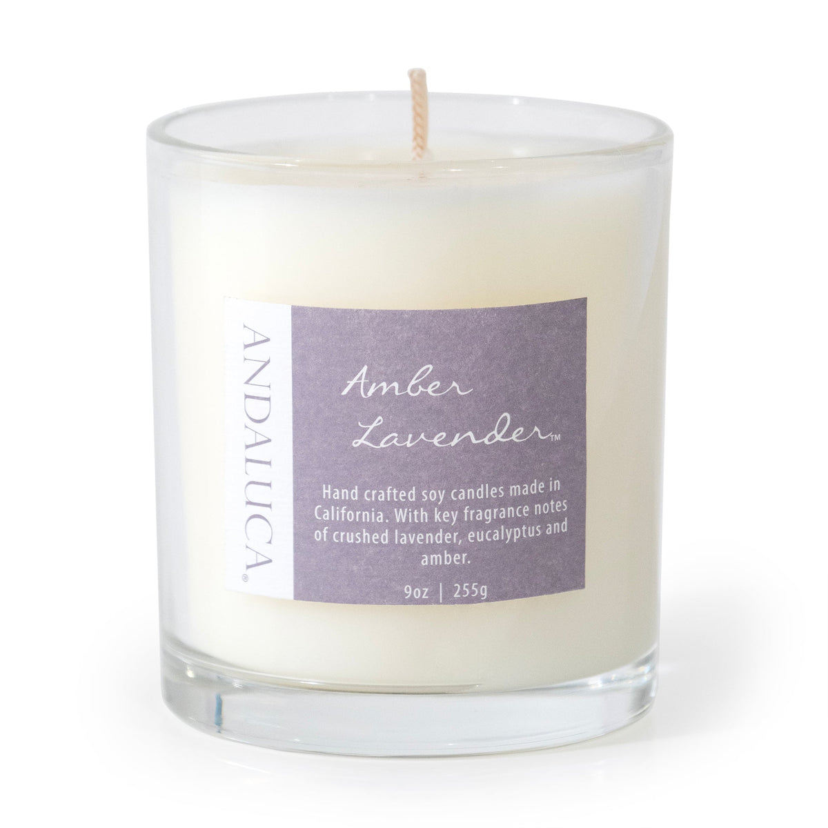 Amber Lavender 9oz Candle
