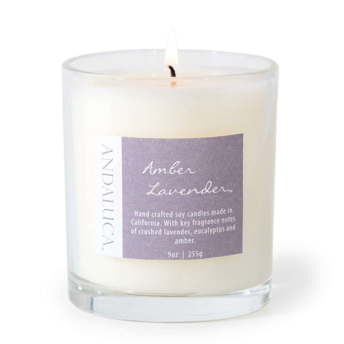 Amber Lavender 9oz Candle