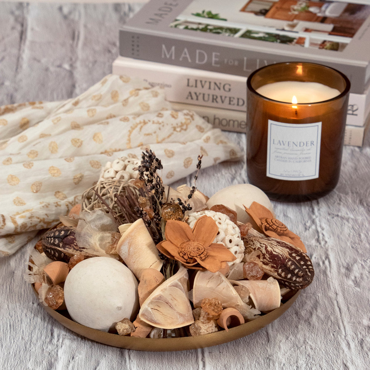 Amber & Paperwhite Box Potpourri