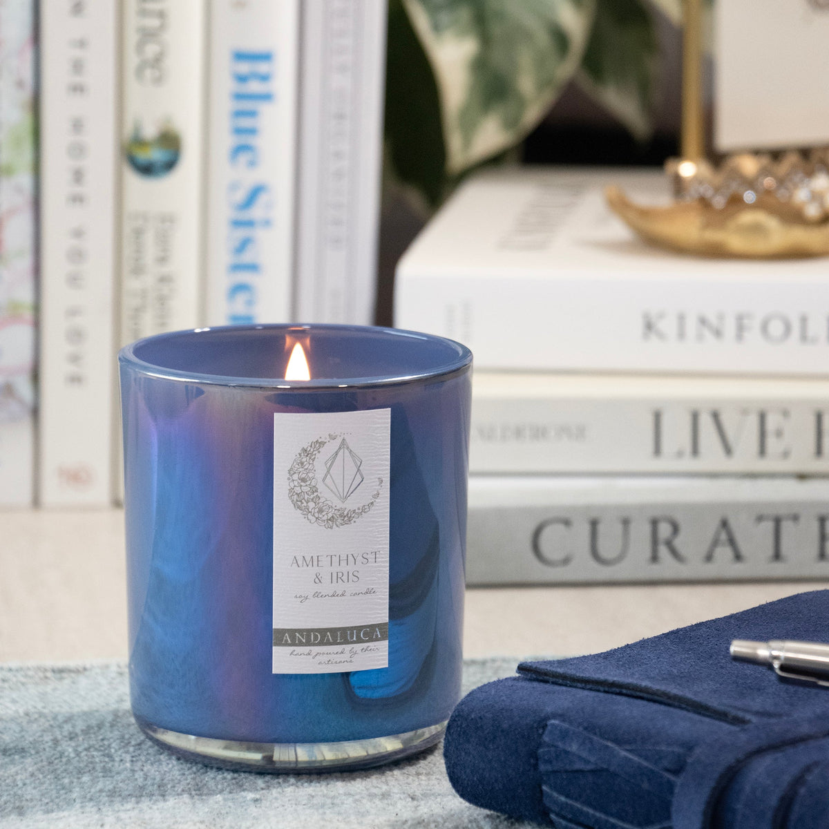 Amethyst & Iris 12 oz Soy Blend Candle