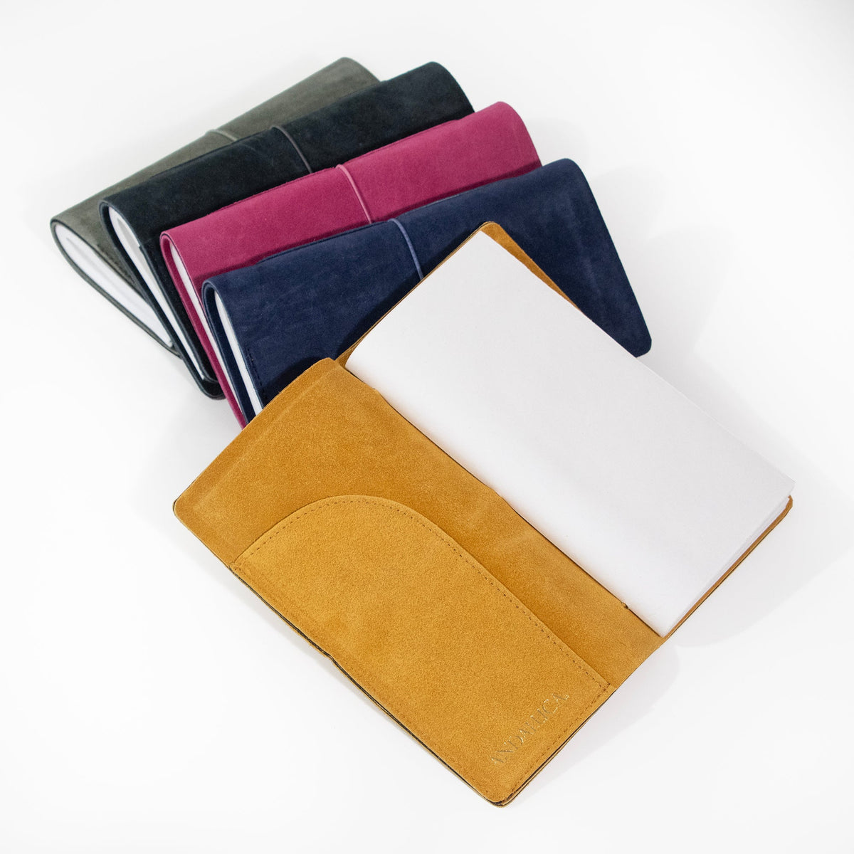 Royal Blue Suede Journal W/ Organic Cotton Paper:  Small