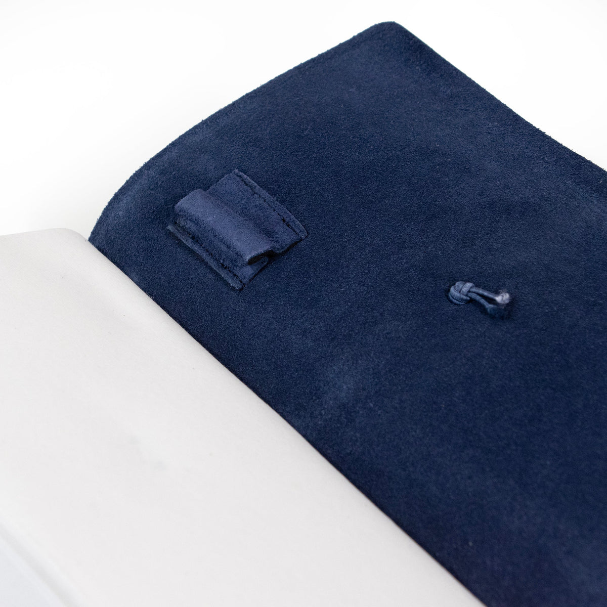 Royal Blue Suede Journal W/ Organic Cotton Paper:  Small