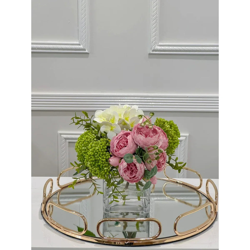 Blush Élan Faux Floral Arrangement