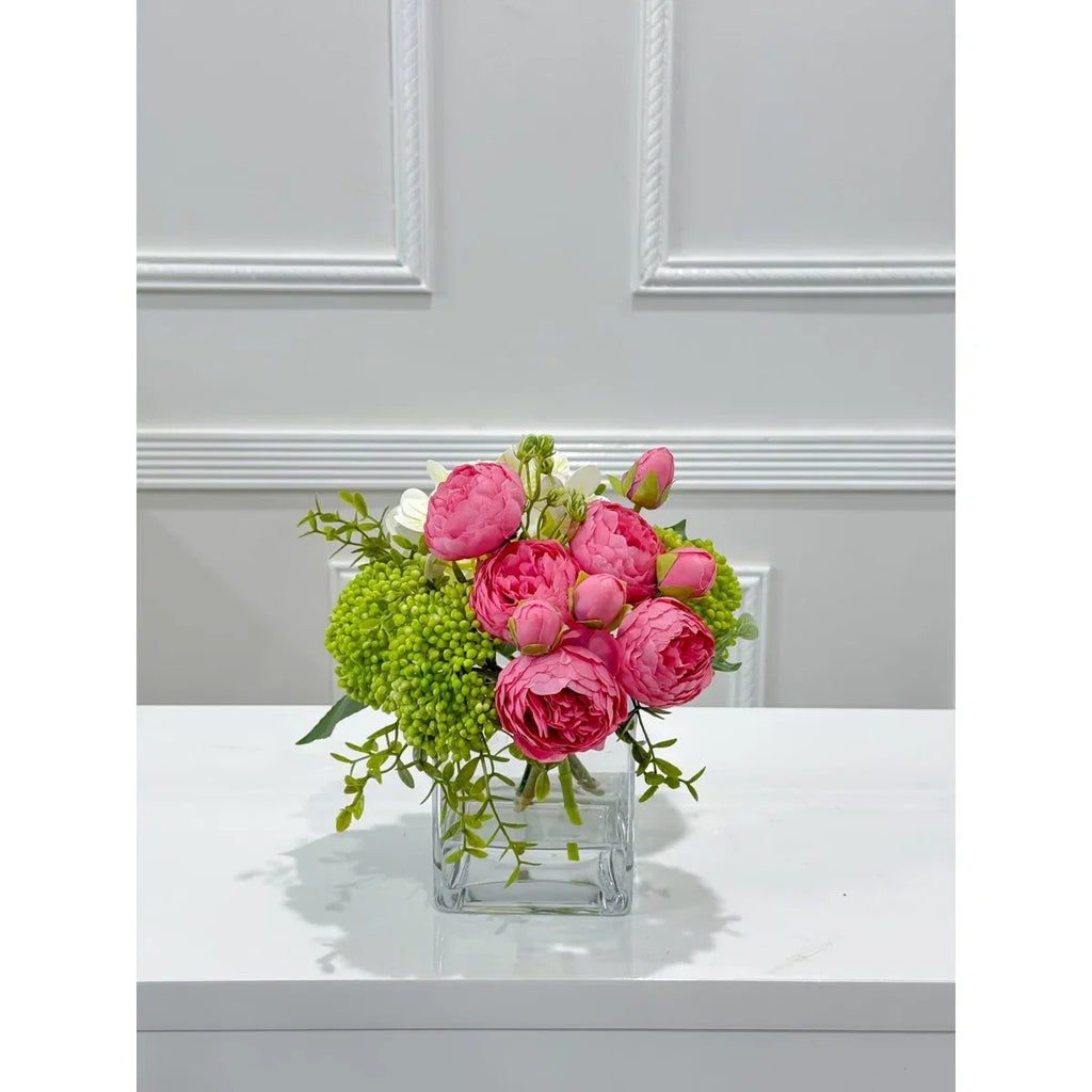 Blush Élan Faux Floral Arrangement