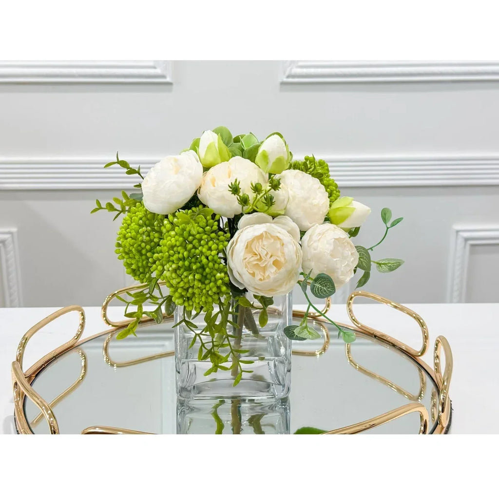 Blush Élan Faux Floral Arrangement